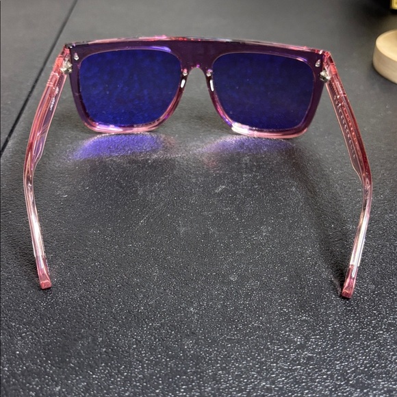 Quay Australia Pink Oversized Jaded 125 Sunglasses main image 8